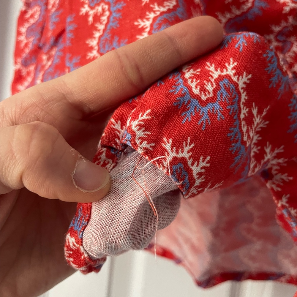 Tuckernuck Linen Red Pattern Set - Picture 12 of 15